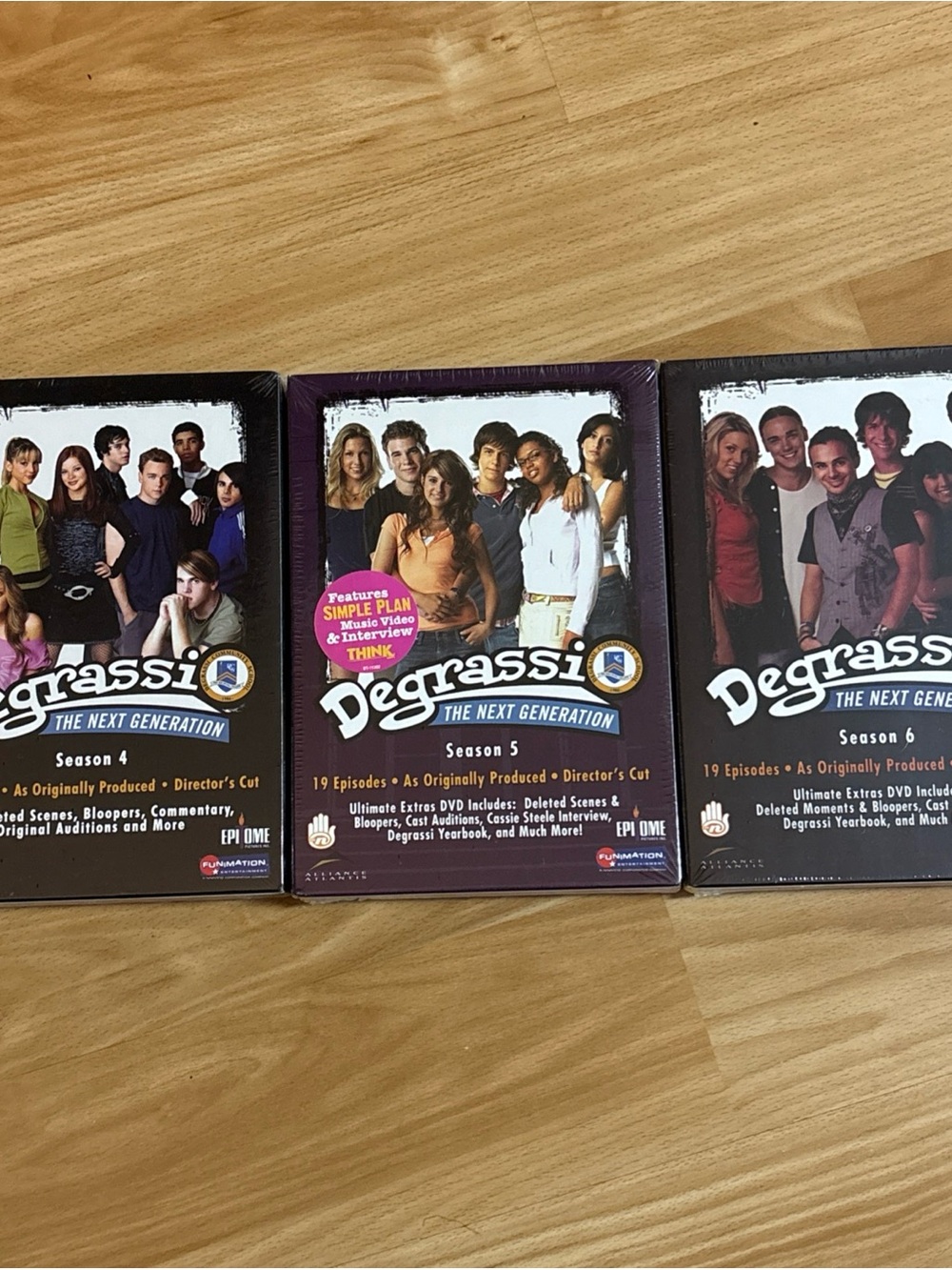 Degrassi: The Next Generation Series Lot Of 3 DVD Box Sets Seasons 4,5,6 NIB